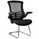 Malta Mesh Visitor Chair With Fold Away Arms